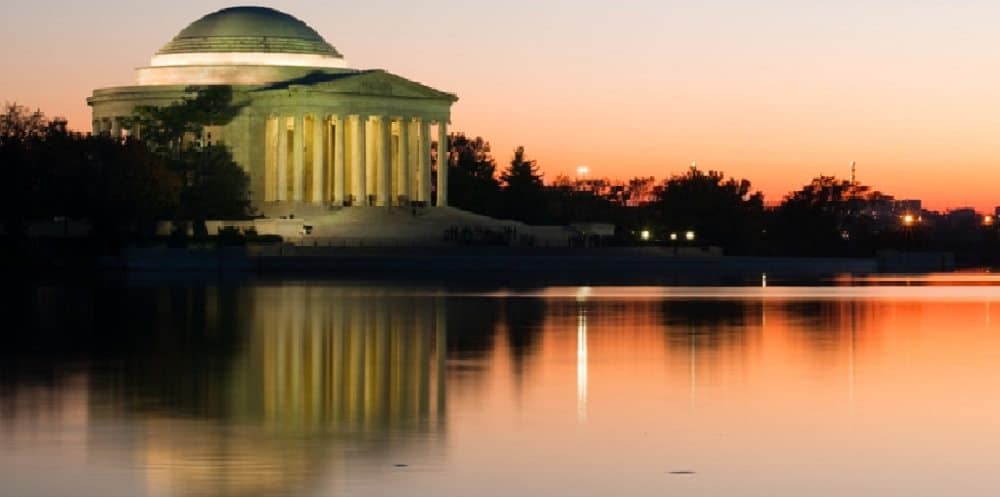 Washington DC Jefferson Memorial BySunset