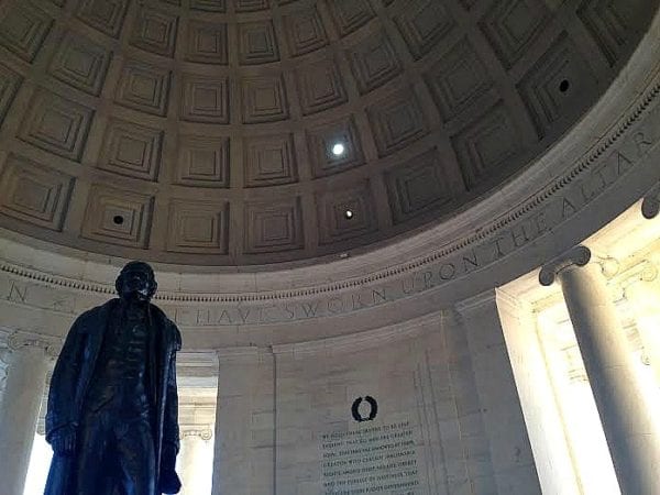 Interior of Jefferson Memorial
