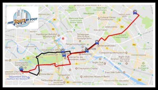 Berlin Free Bus Tour 100 and 200