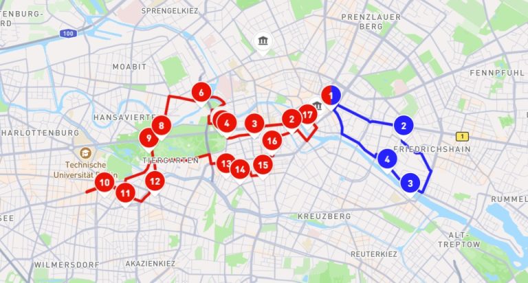 Big Bus Berlin Route Map