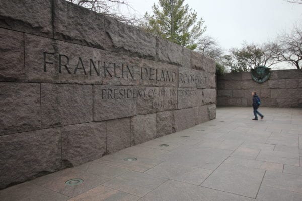 Entrance to FDR Memorial