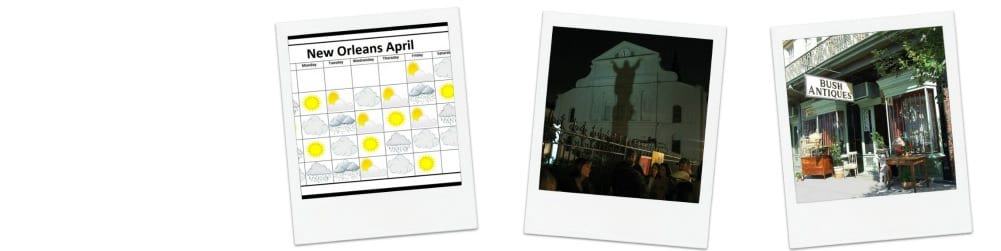 nola weather in April Outlook