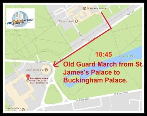 Old Guard St. James Palace to Buckingham 1045