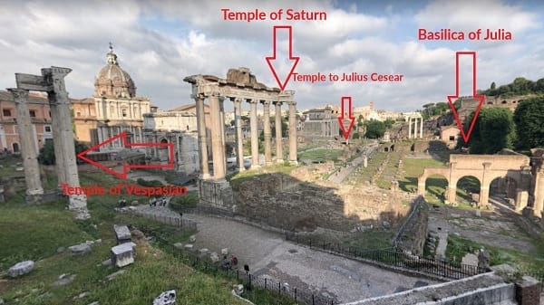 Overlook of the Roman Forum