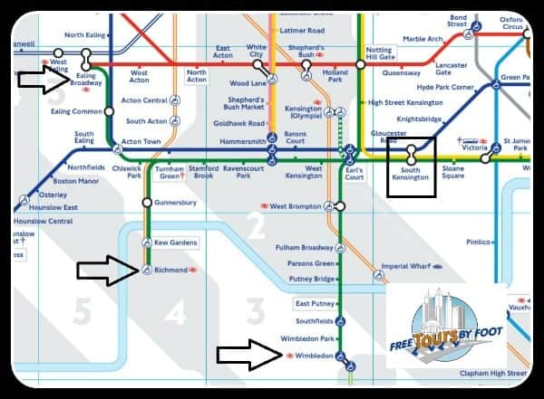 Split Lines London Underground