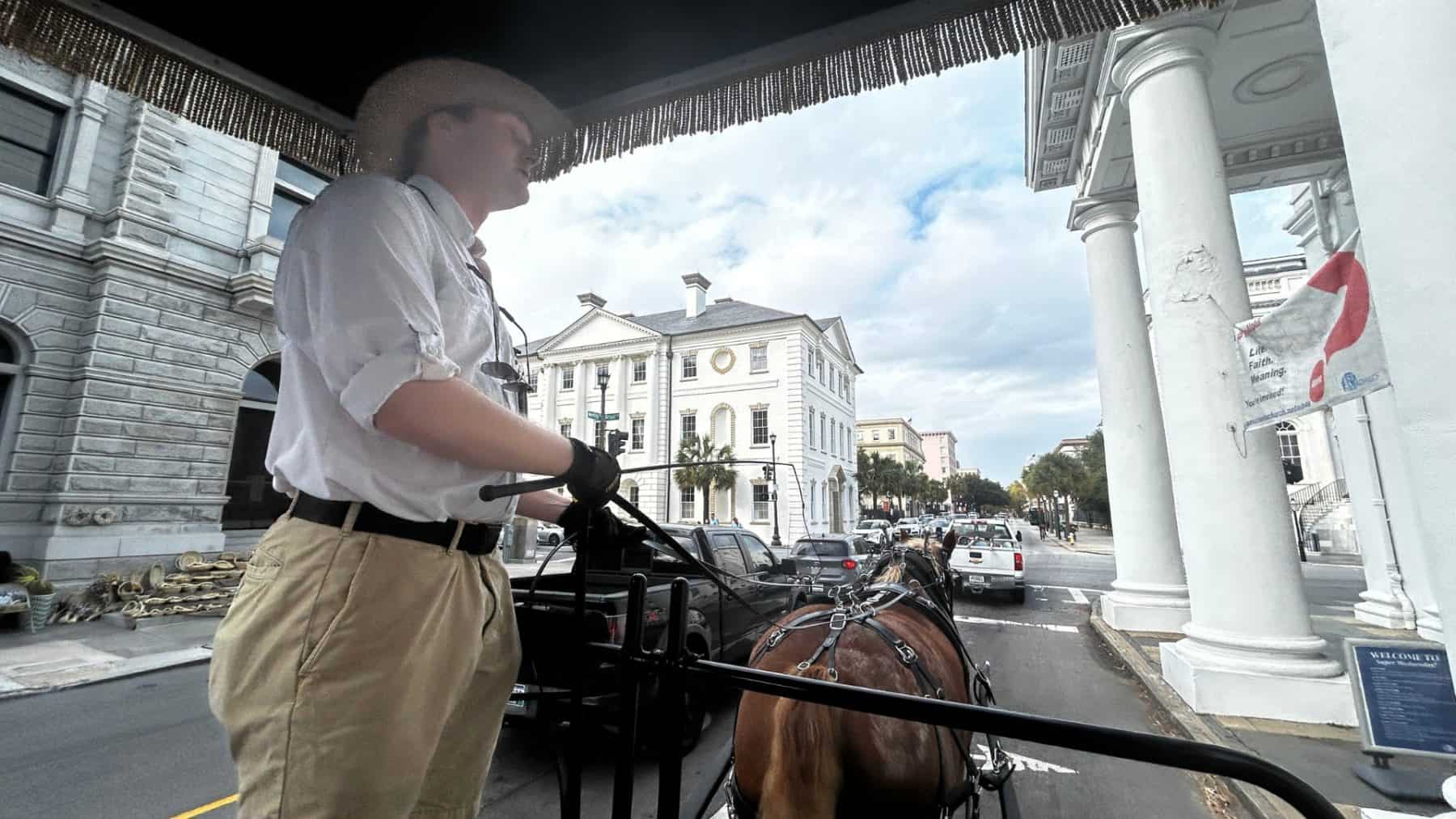 I was seated in the front row of the carriage and lucked out on the most popular route! 