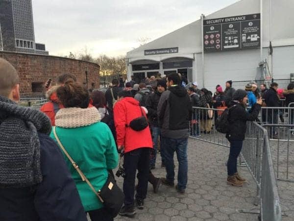 Security Line for Statue of Liberty and Ellis Island