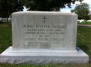 John Dulles at Arlington Cemetery