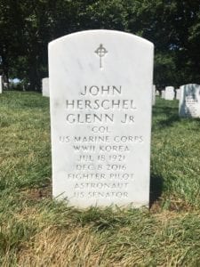 John Glenn Grave at Arlington Cemetery