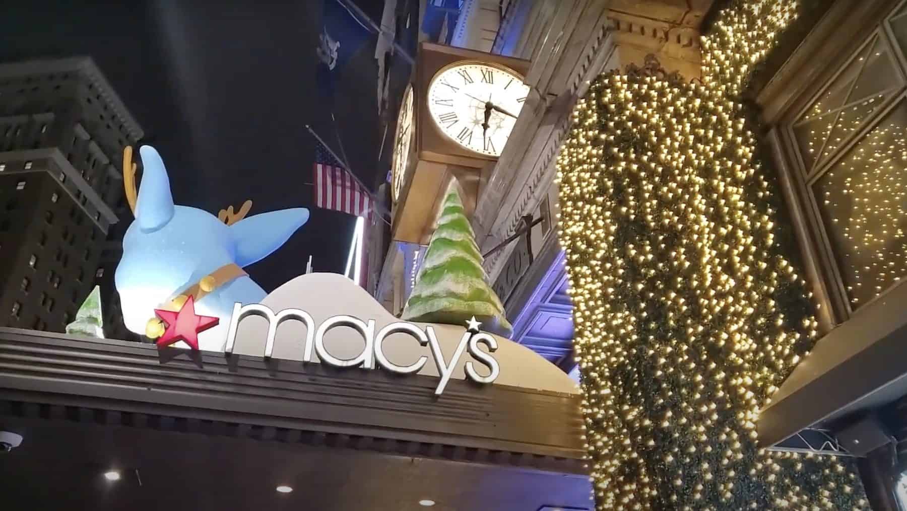 Macy's NYC Holiday Lights Display