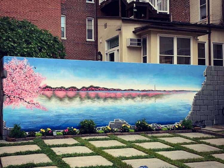 Cherry Blossom mural