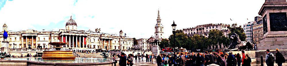 Trafalgar Square in London