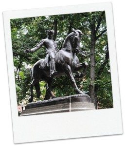 Paul Revere Statue Freedom Trail