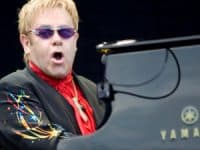 Musician Elton John. Image Source: Wikimedia user Richard Mushet on July 12th, 2008.