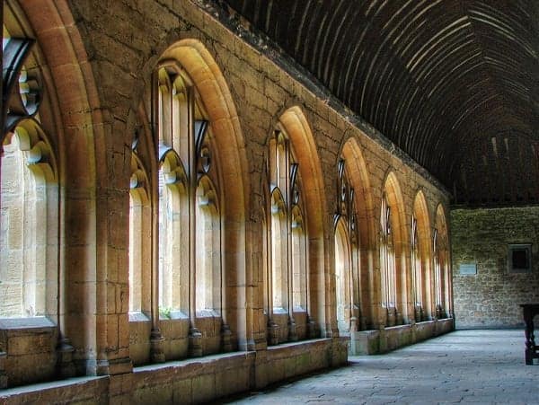 New College cloisters Oxford 