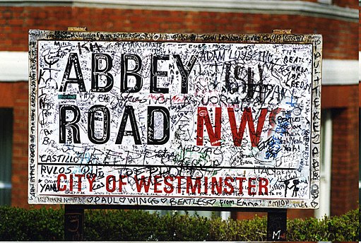 Abbey Road Street Sign Sander Lamme