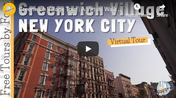Greenwich Village Tour Virtual Video