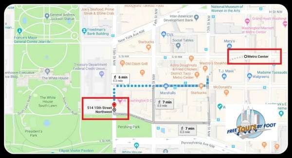 How to get to the White House Tour