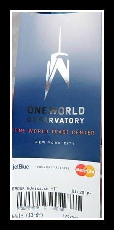 One World Observatory Ticket