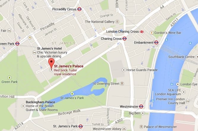How to Get to St. James's Palace in London