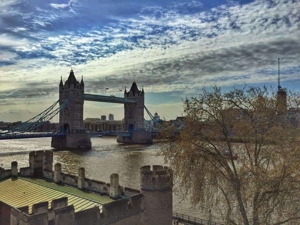tower bridge london view