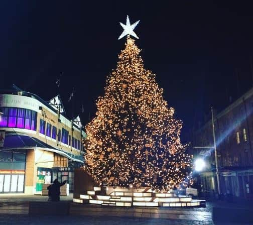 South Street Seaport Christmas Tree
