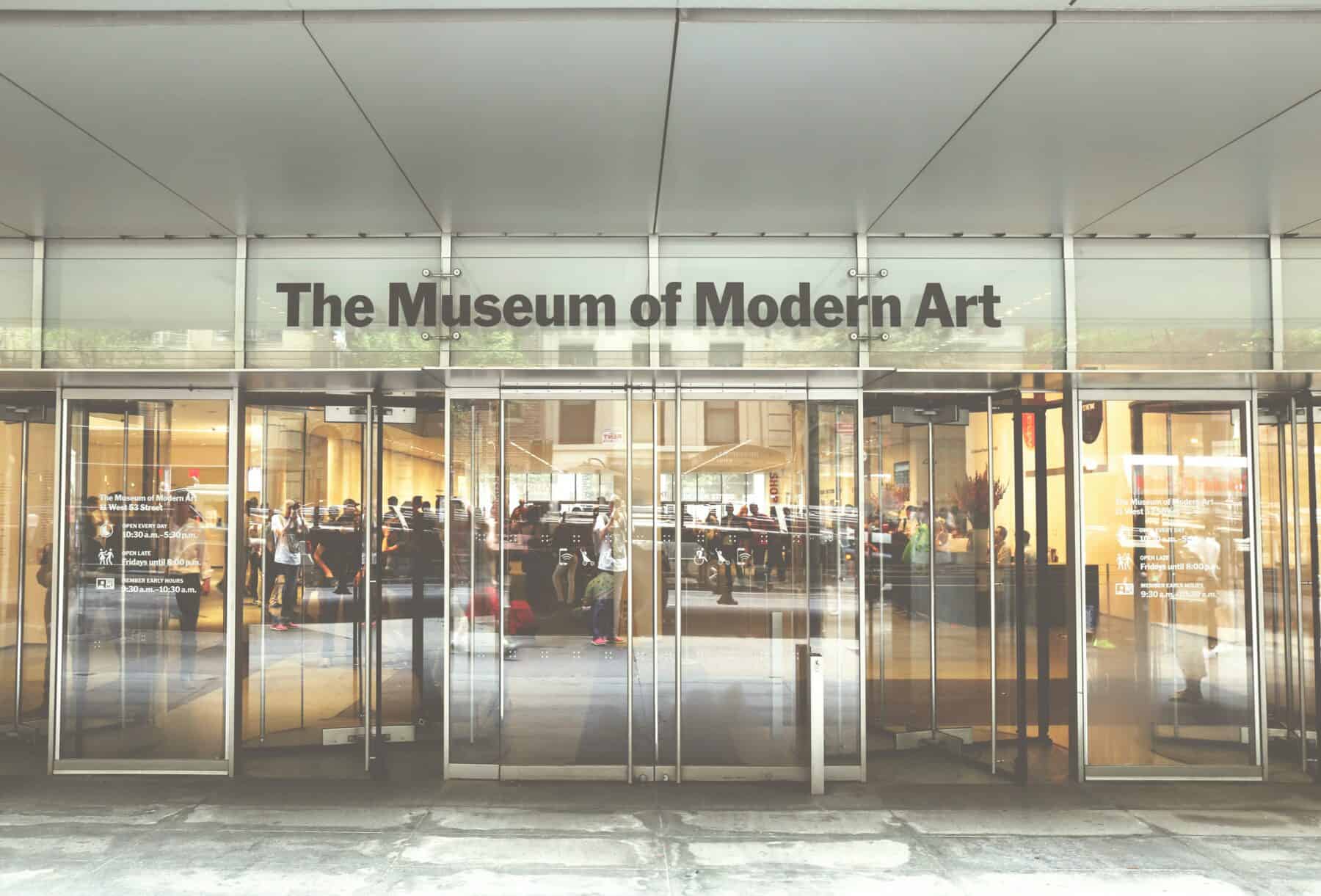 Entrance to the Museum of Modern Art