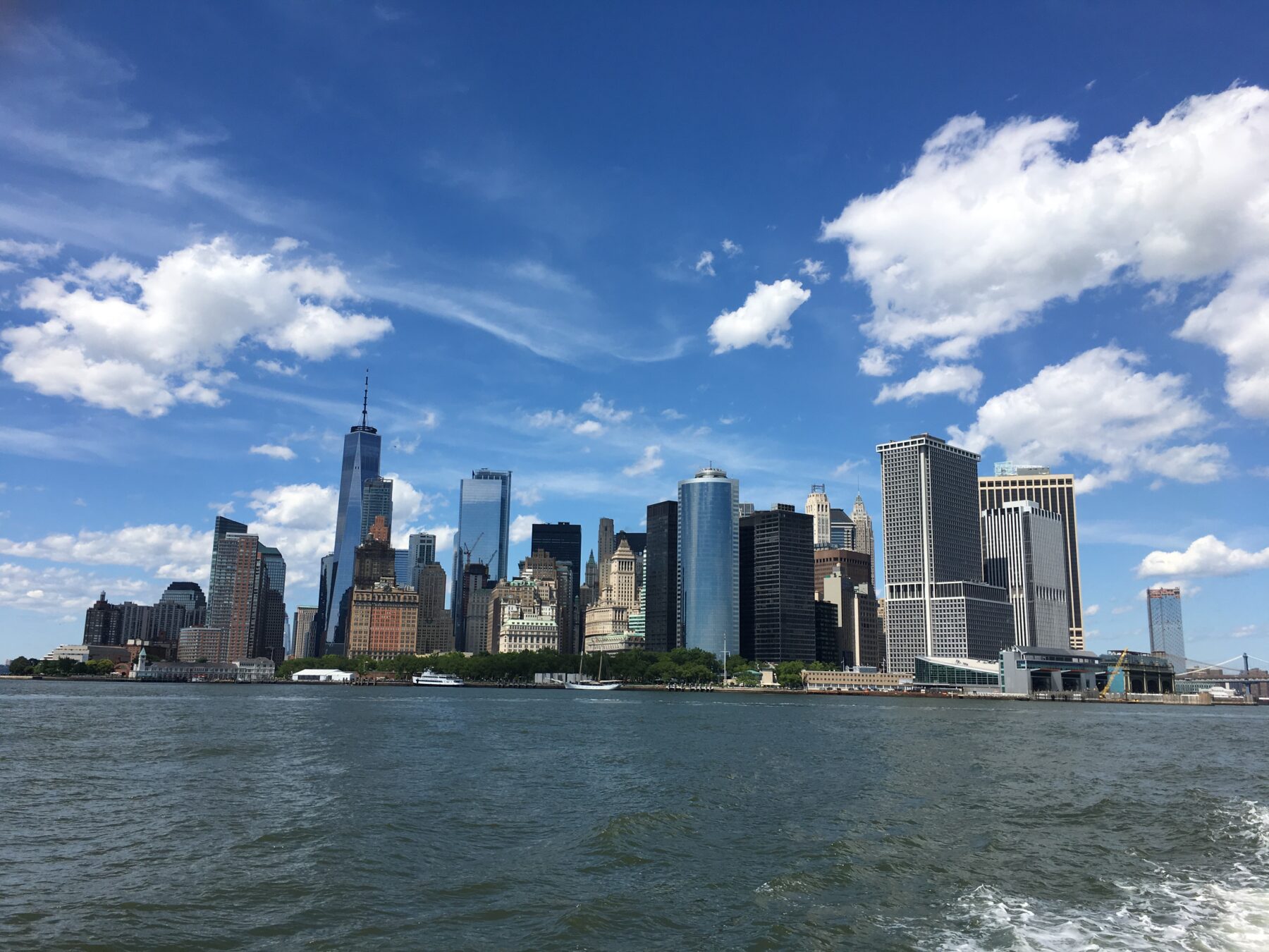 view from Staten Island Ferry