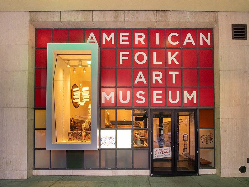american folk art museum's enterance