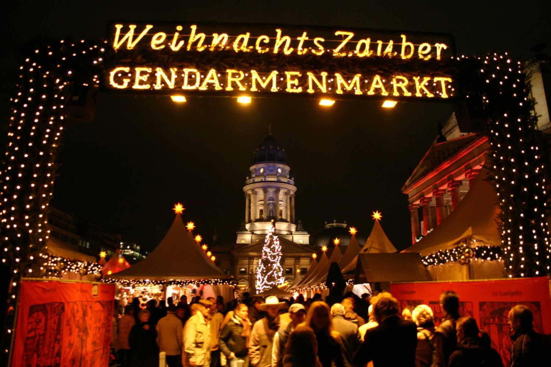 Christmas market at Gendarmenmarkt, Berlin