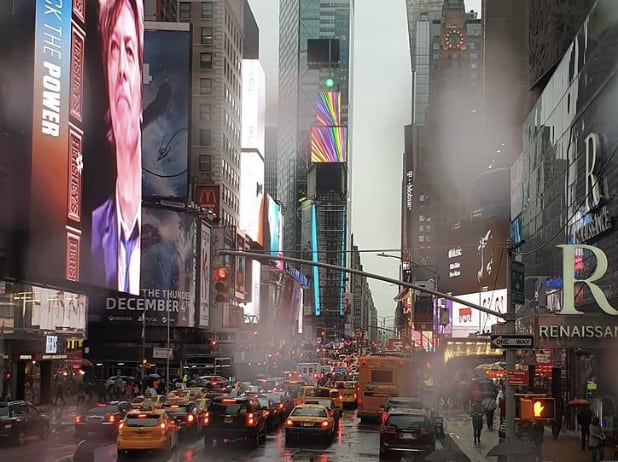 rain in NYC