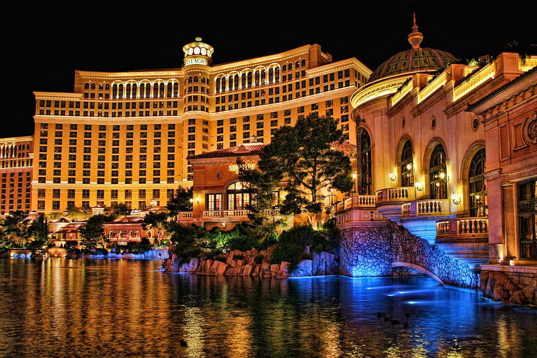 Bellagio Casino and Hotel at Night
