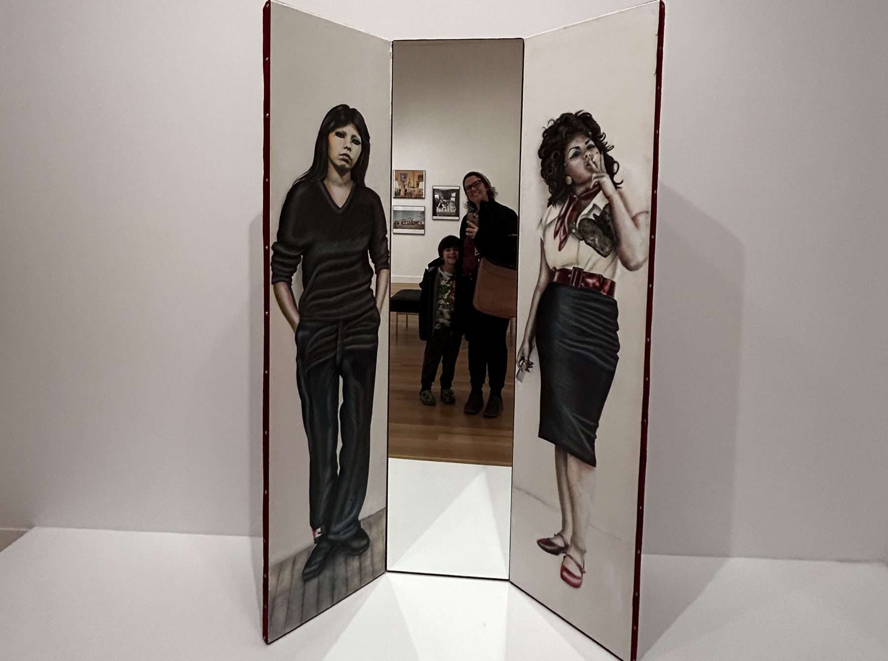 Canden & son at art musuem