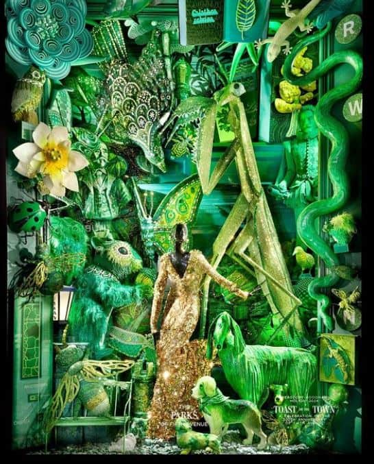 Bergdorf Goodman Holiday Window Parks
