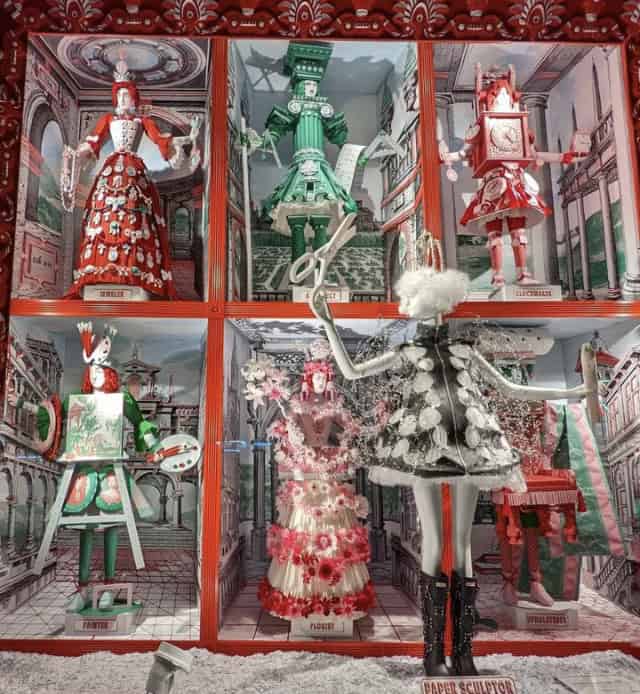 Bergdorf Goodman Christmas Window Displays 2023