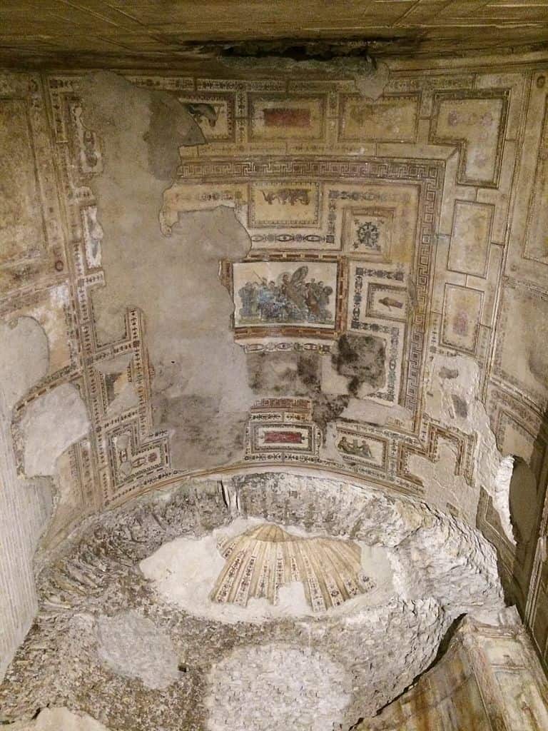 The interior of the Domus Aurea Roma