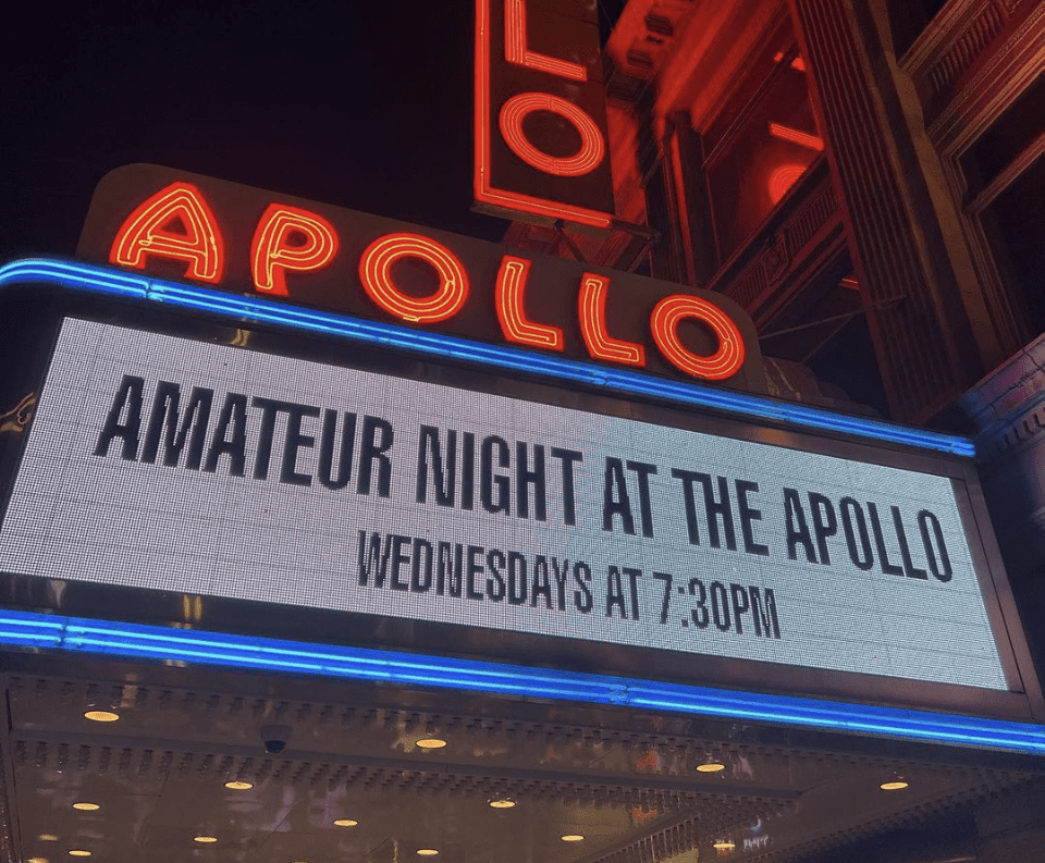 Apollo Theater at night