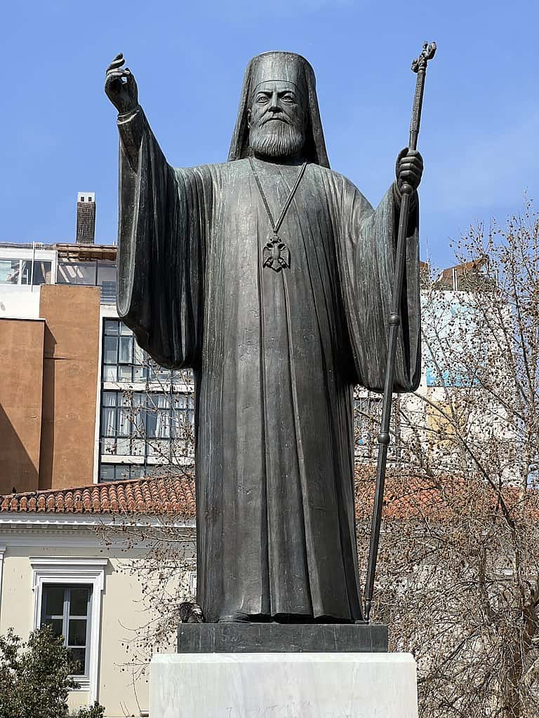  Statue of Archbishop Damaskinos