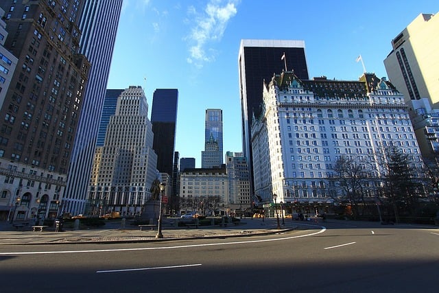 Image of Park Plaza in Manhattan. Source: Pixabay user PublicDomainPictures.