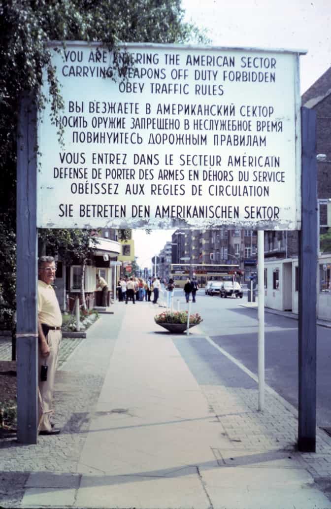 Checkpoint Charlie Sign