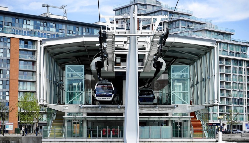 The IFS Cloud Cable Car. Image source: Pixabay user Mike's Photography.