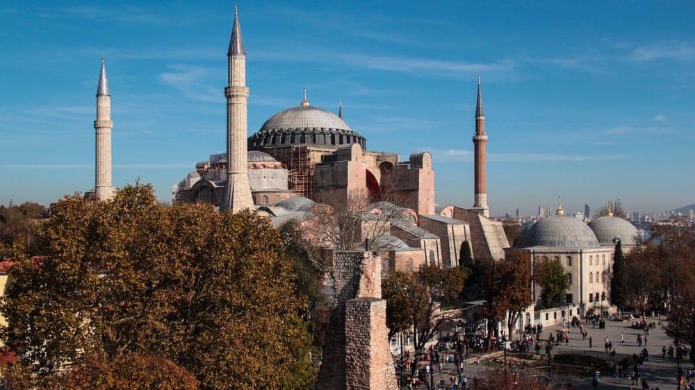The Hagia Sophia. Image source: Pixabay user Niek Verlaan.