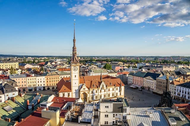 Olomouc town center. Image source: Pixabay user Leonhard Niederwimmer.