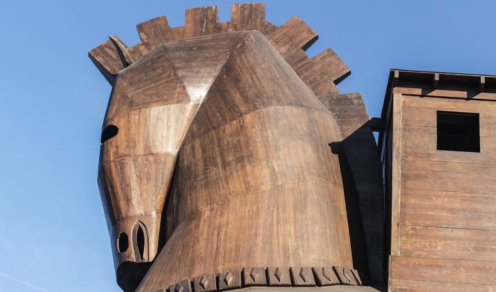 The Trojan Horse in Troy. Image source: Pixabay user Hans Rohmann.