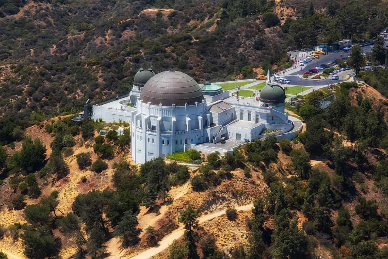 Griffith Observatory is more than just a great spot to view the Hollywood sign, it's also the filming location for many noteworthy movies including Rebel Without a Cause. Image Source: Pixabay user David Mark.