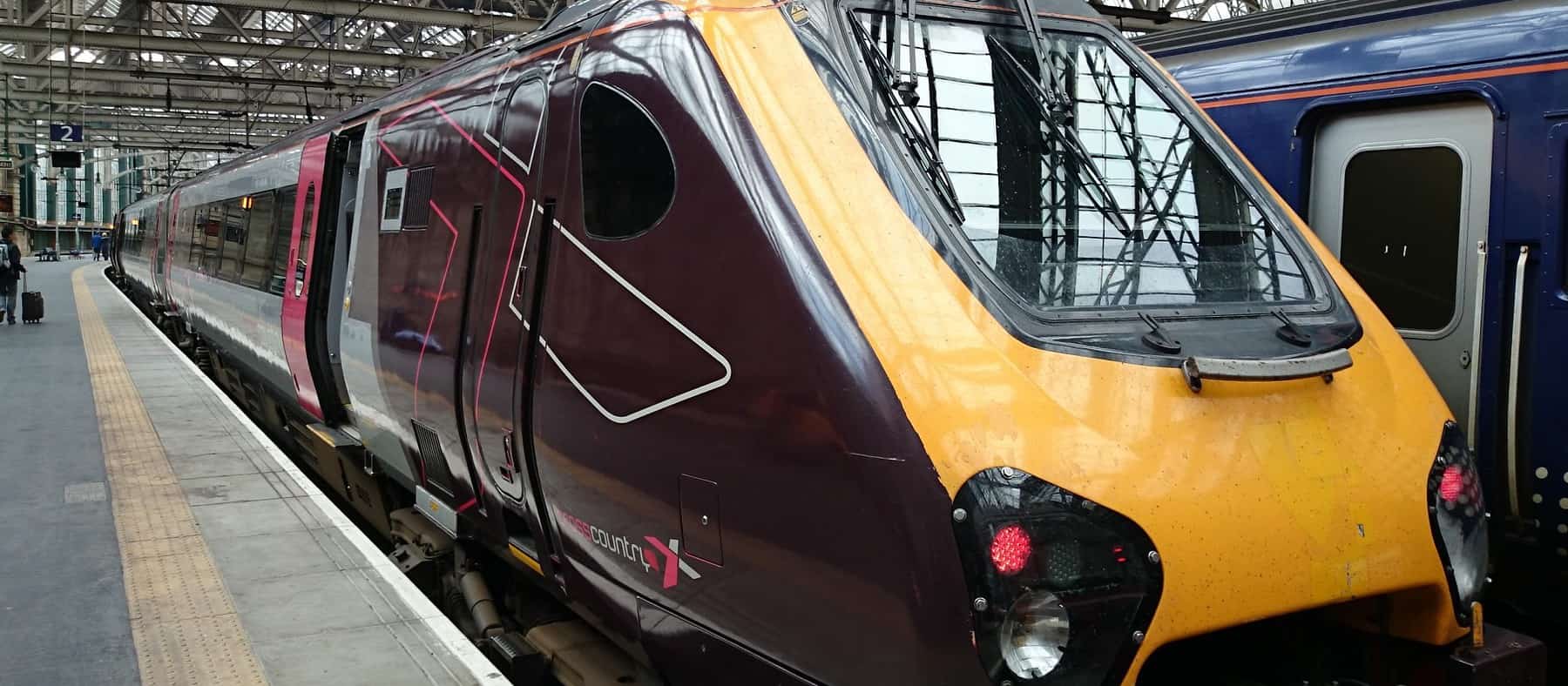 A train at Kings Cross Station in London. Image source: Pixabay user MsKayWu.