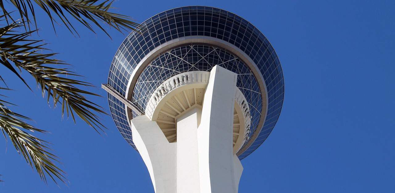 The STRAT Tower in Las Vegas. Image source: Pixabay user Mike (RJA1988).