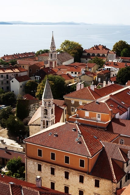 Zadar's Old Town area is one of the most beautiful areas in Croatia. Image source: Pixabay user Katarina Gibalova.