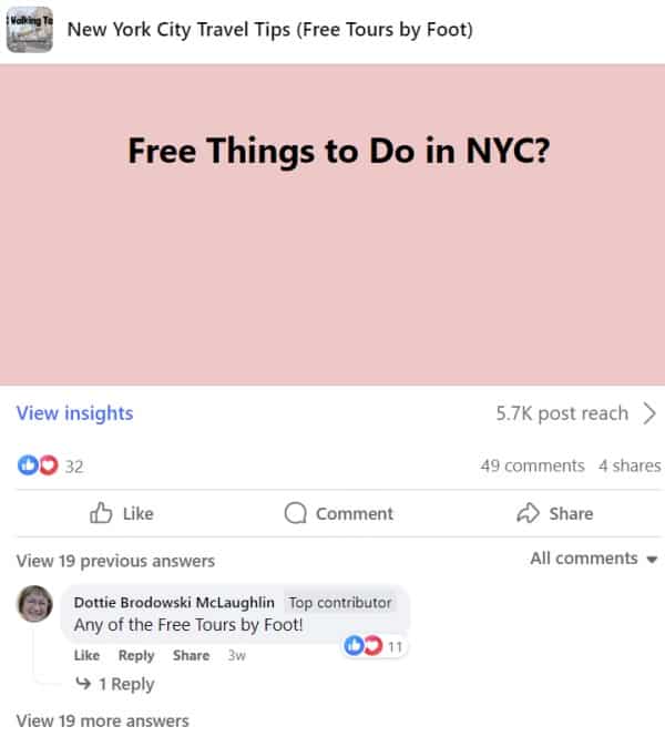Recommendations for Free Things to Do in NYC