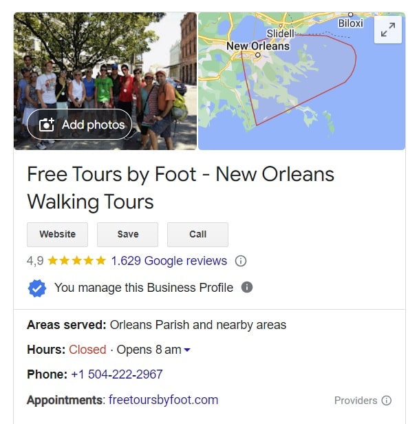 Reviews of Free Tours by Foot New Orleans